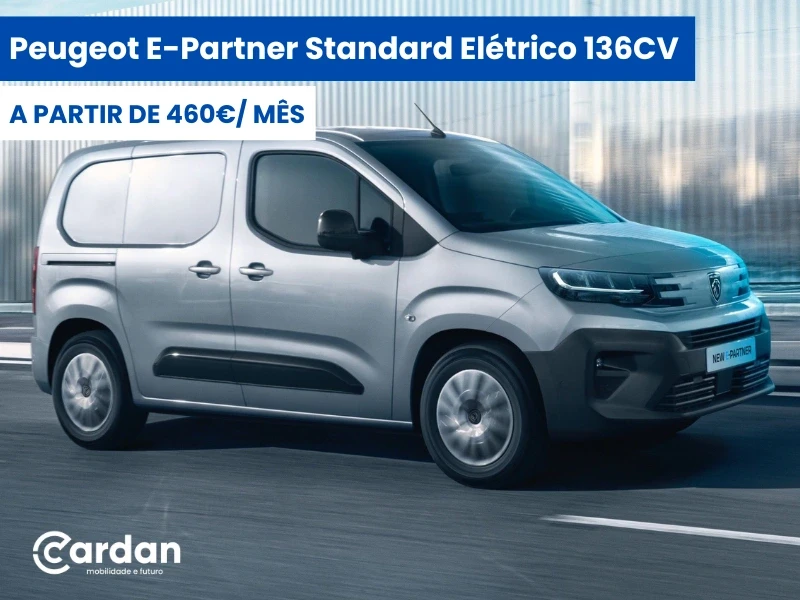 campanha empresas Peugeot E-Partner Standard Elétrico 136CV cardan campanha empresas Peugeot E-Partner Standard Elétrico 136CV cardan